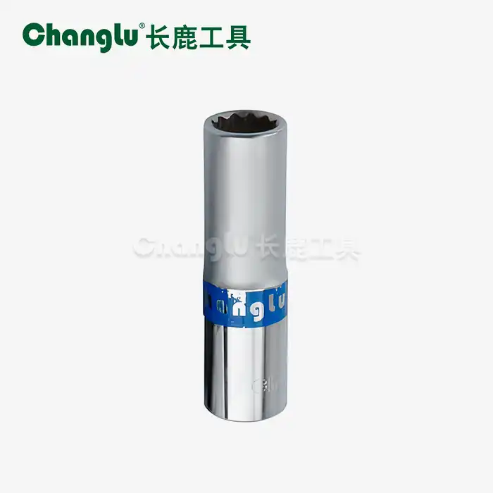 1/2" Blue long-extended twelve-point socket